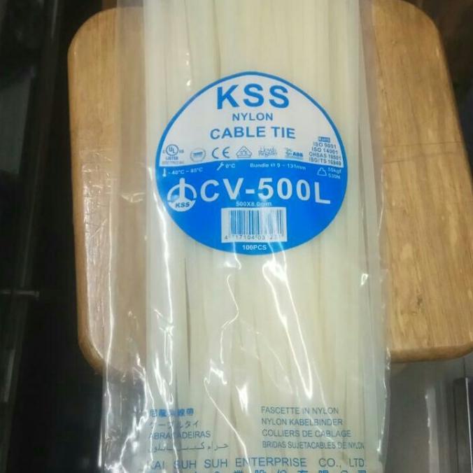 

KABEL TIES KSS CV-500L Cable Ties 50 cm x 8mm per pack 100pcs
