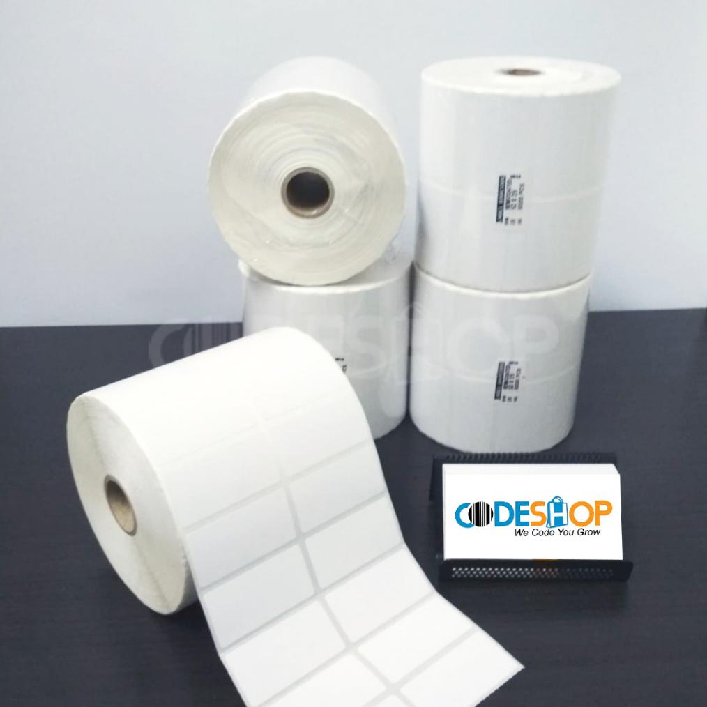 

Grosir Stiker Label Semicoat 52 X 25 / 52X25 Mm / 52X25Mm Codeshop Print Resi