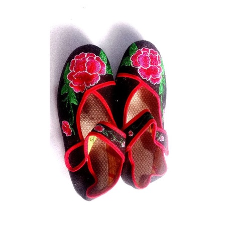 sepatu anak hanfu tradisional China