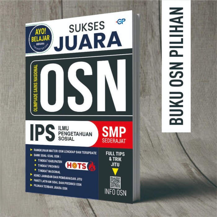 Diskon Spesial Buku Osn Smp : Sukses Juara Osn Ips Smp - Tim Master Osn Termurah