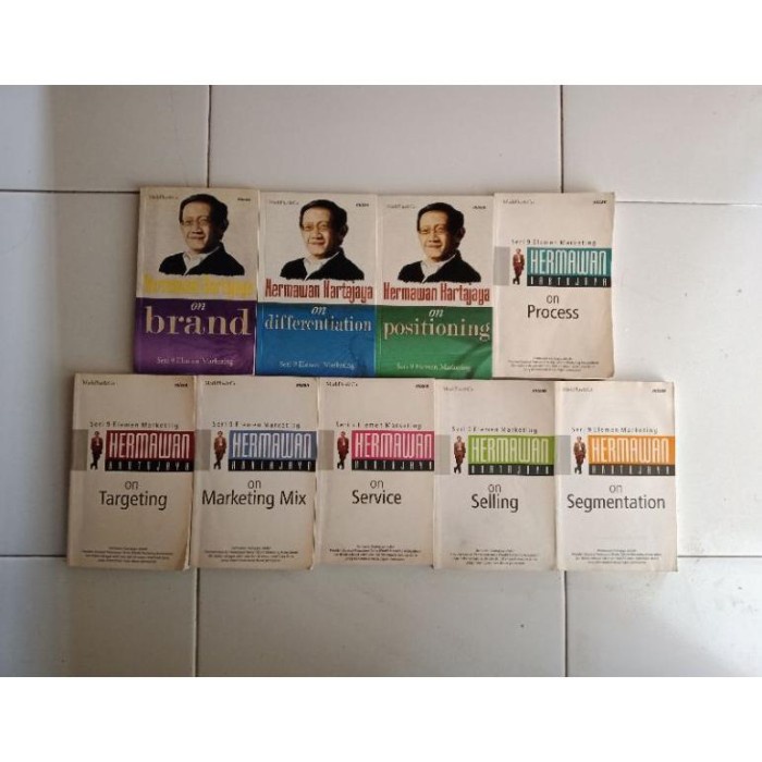 Hot Sale Ori Paket Seri 9 Elemen Marketing - 9 Buku Lengkap - Hermawan Terbaru