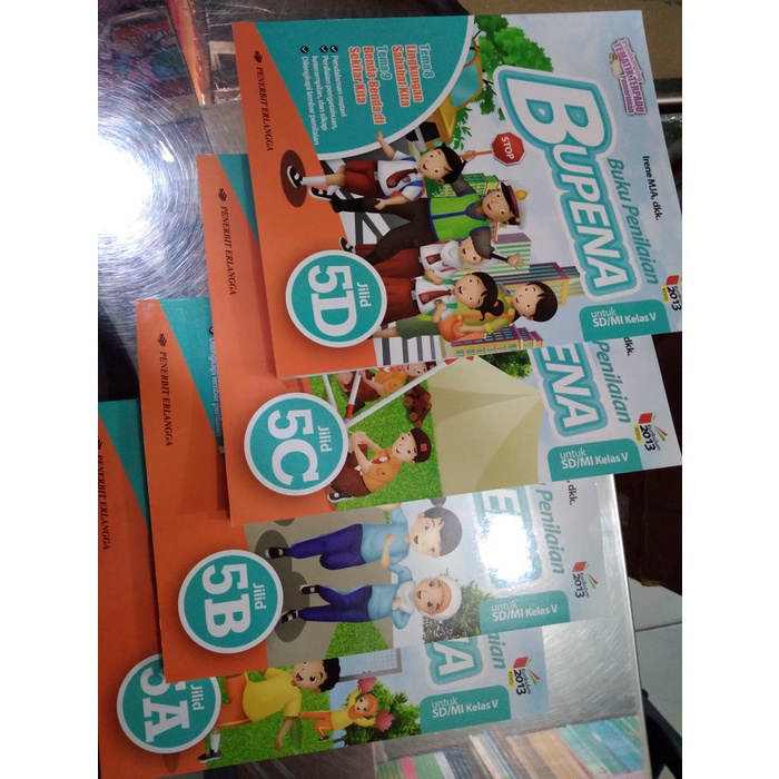 Promo Paket Bupena Kelas 5 Sd A. B. C. D. Lengkap Revisi Terlaris