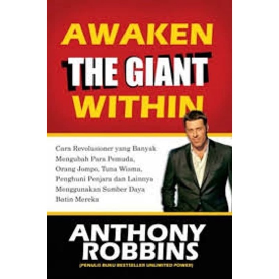 Flash Sale Buku Awaken The Giant Within. Anthony Robbins. Bahasa Indonesia Terlaris