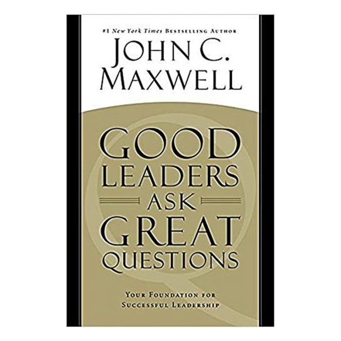 Flash Sale Good Leaders Ask Great Questions - John Maxwell Terlaris