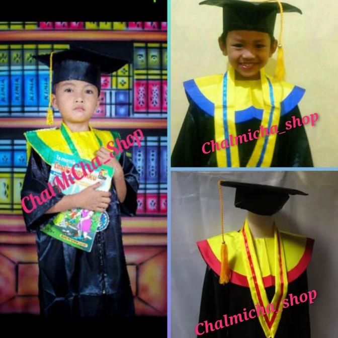 Baju Kostum Seragam Wisuda Toga Anak Paud-TK