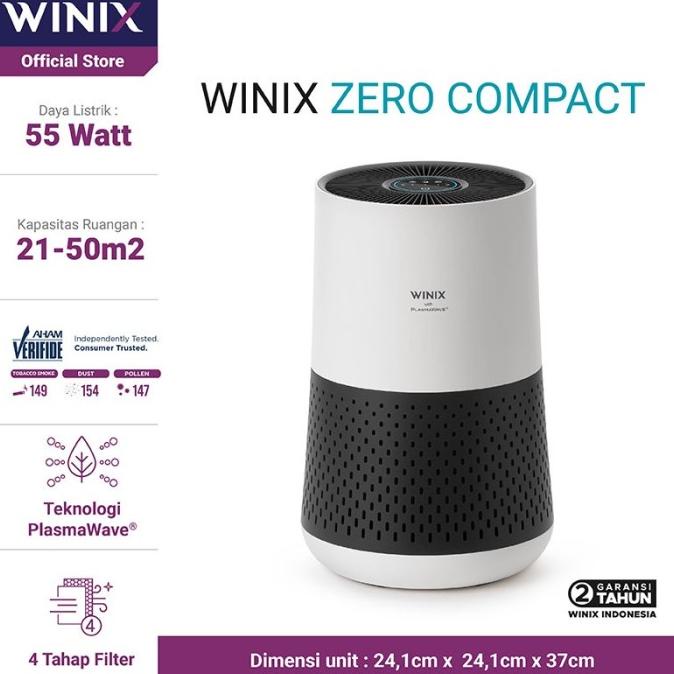 Winix Zero Compact Pembersih Udara - Filtrasi 4 Tahap HEPA13