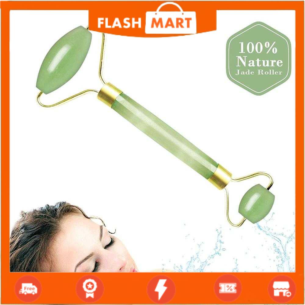 FLASHMART Jade Roller Pijat Muka Tirus Facial Face Massage - 001