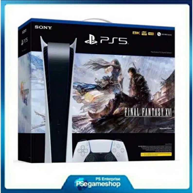 PlayStation®5/PS5 Digital Edition – FINAL FANTASY XVI Bundle (Garansi Resm)