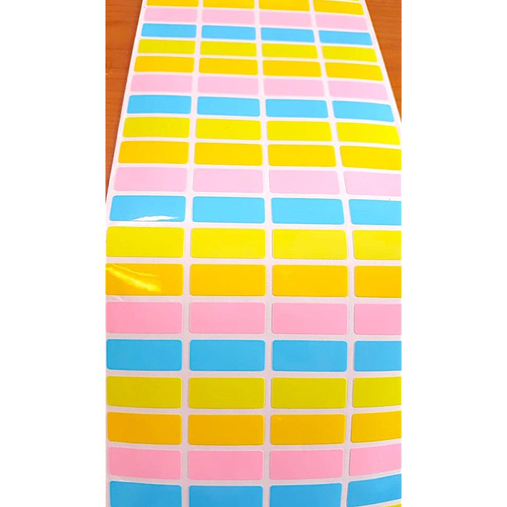 

Trending Label Nama Stiker Waterproof Polos Bubble Gum