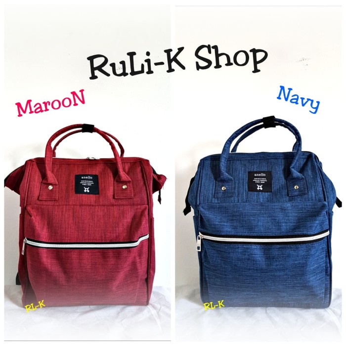 Tas ransel TAS RANSEL & JINJING WANITA/PRIA ANNELO(Y9W1) ransel pria mini ransel pria waterproof tas