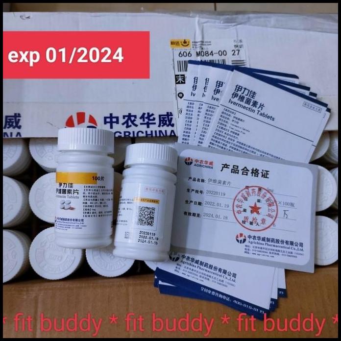 Ivermectin 5 Mg 100 Tablet. Original. Ready Stock