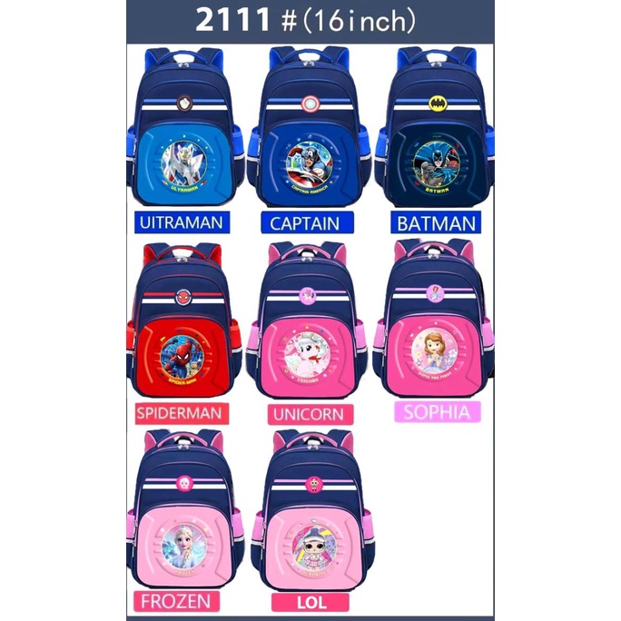 Tas Anak Ransel Sekolah SD Tas Sekolah Cowok Ransel Anak Laki Import