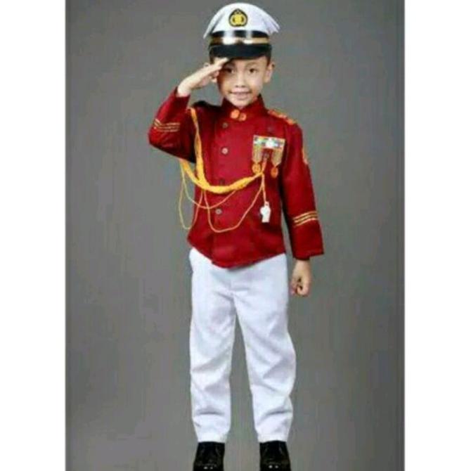 baju akpol anak laki laki perempuan seragam karnaval baju profesi anak