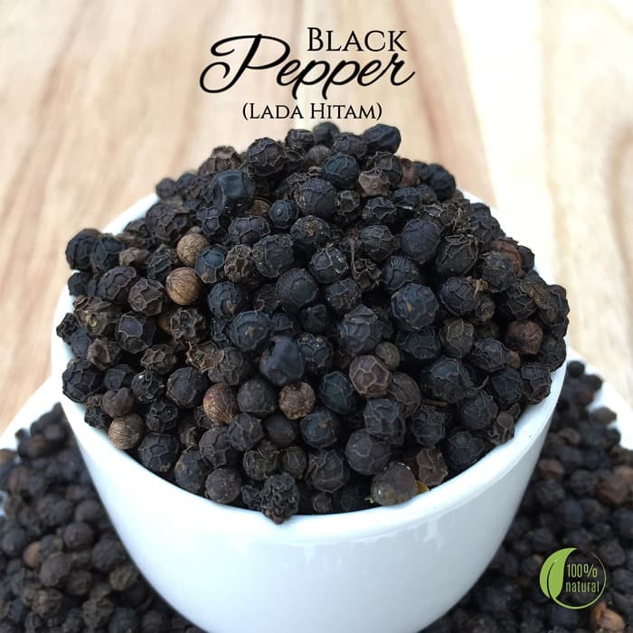 

Lada Hitam / Lada Hitam Butir / Merica Hitam / Lada Hitam Mentah 250g