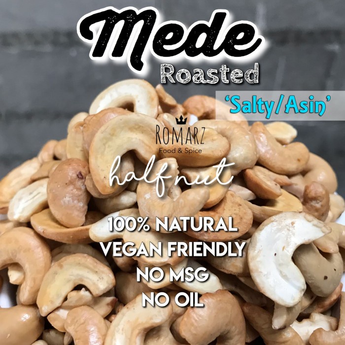 

KACANG MEDE OVEN ASIN BELAH 2 - 1kg MEDE PANGGANG MENTE OVEN BELAH 2