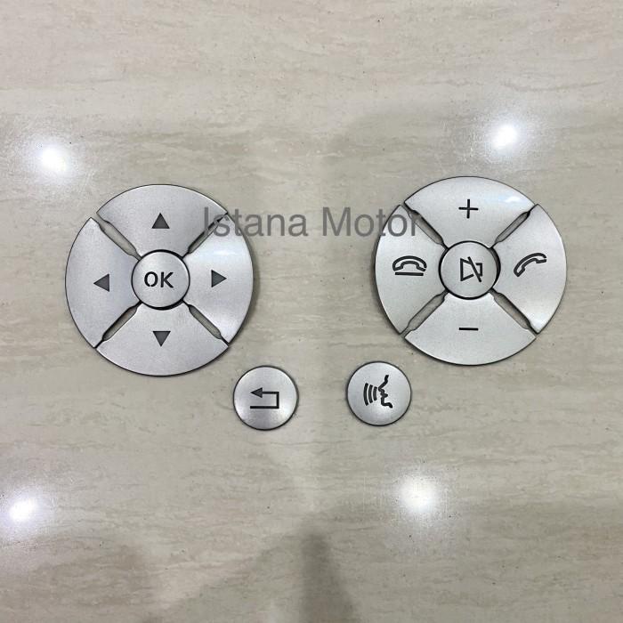 Cover Tombol Setir Stir Steer Mercedes W204 W212 C E Cla