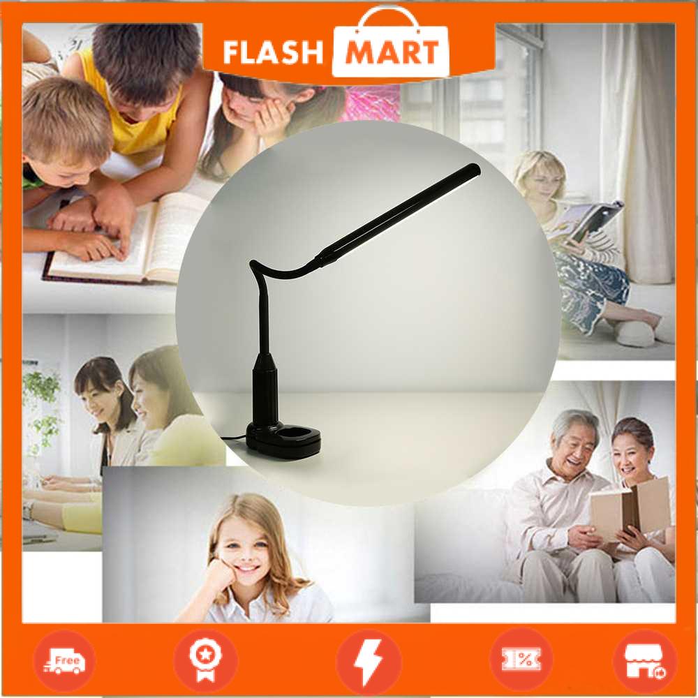 FLASHMART Lampu Meja Belajar LED Desk Lamp Clip 24 LED 5W Cool White - L1515W