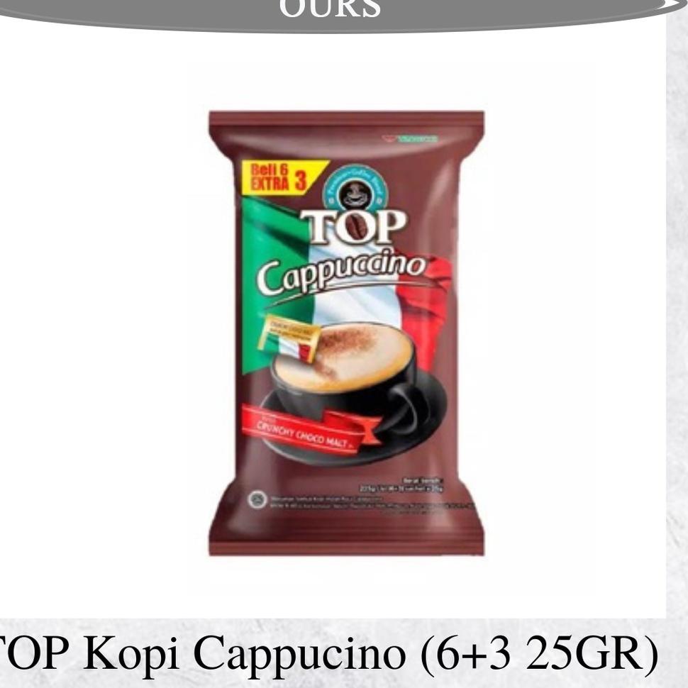 

Terkini TOP Kopi Cappucino PACK (6+3 25GR) OURSHOPNOW 39