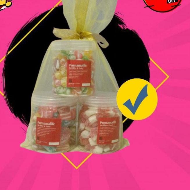 

Termurah⭐Permen Lebaran kemasan toples 600 ml l Paket Parsel Lebaran PERMEN Jadul by Purnamalife