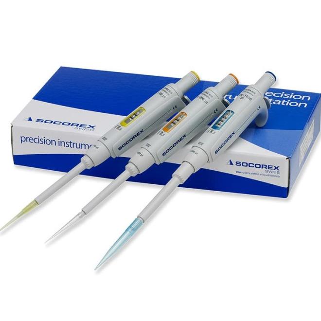 Micropipette Adjustable 0.5 - 10 Ul, Socorex Soc-825.0010