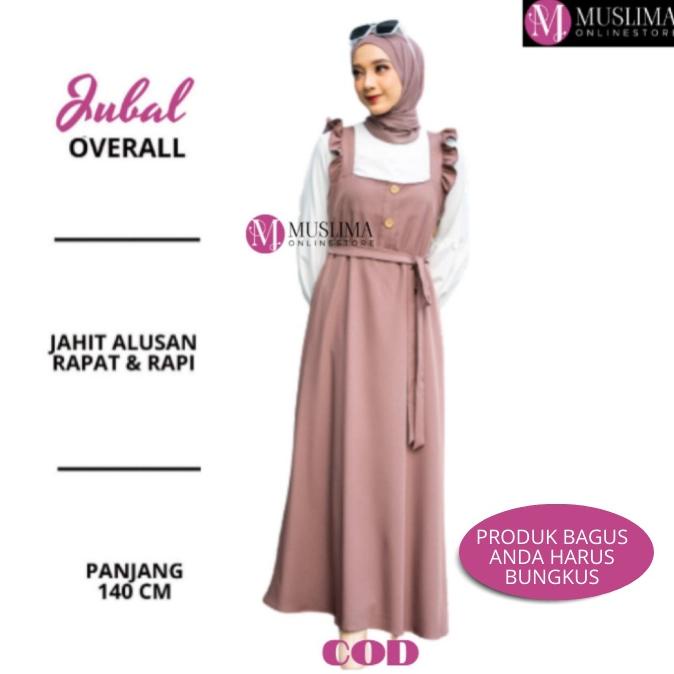 PROMO OVERALL DRESS  BAJU MONYET WANITA PREMIUM BY MUSLIMAONLINESTORE Kualitas NO 1