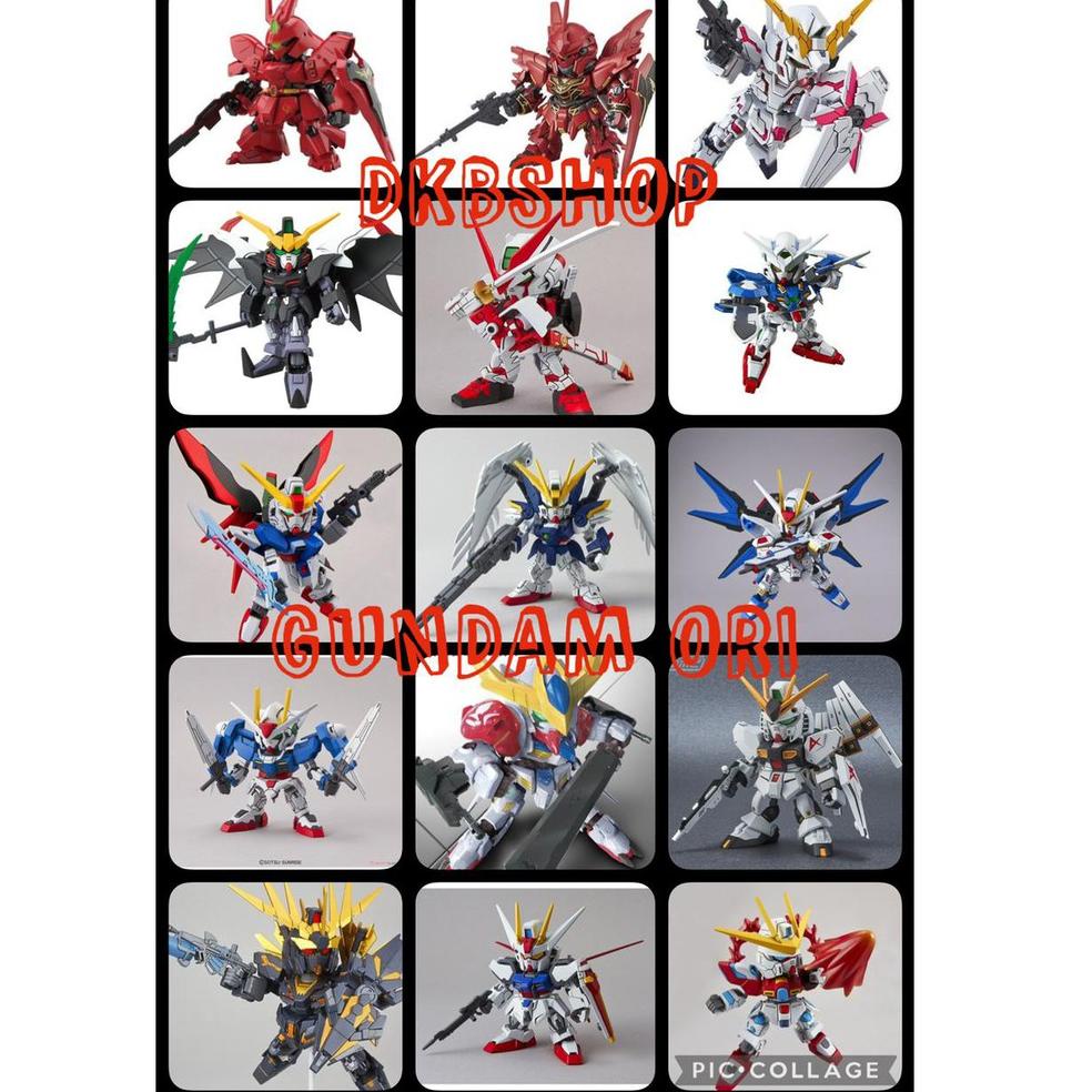 [KODE WQAGH] Bandai SD Ex Standard Gundam Wing Gundam Sazabi Gundam Unicorn Gundam 00 Gundam Exia Si