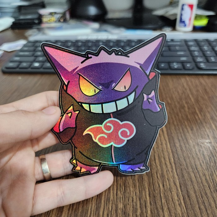 

Sticker Hologram Anime - PSH1630 - Pokemon - Gengar