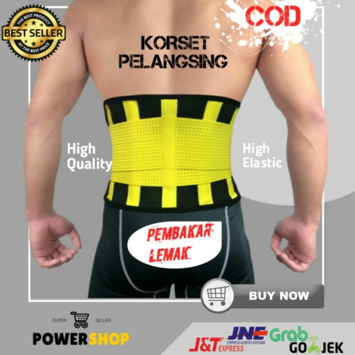 Korset KORSET PRIA PELANGSING PENGECIL PERUT BUNCIT KORSET WANITA HOT SHAPER - S(L2S5) Korset Pelang