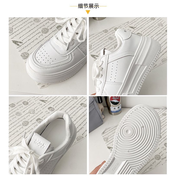 [Grosir][Cod] Seven_Day Sepatu Sneakers Putih Sepatu Wanita Fashion Fq-558 Hitam