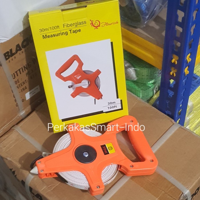 Meteran Tancap Tanah 30M/Meteran Gulung Ukur Tanah 30 Meter #Original