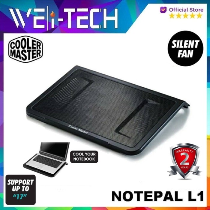 Cooling Cooler Master Notepal L1 Notebook Cooler Fan Laptop Cooling Pad