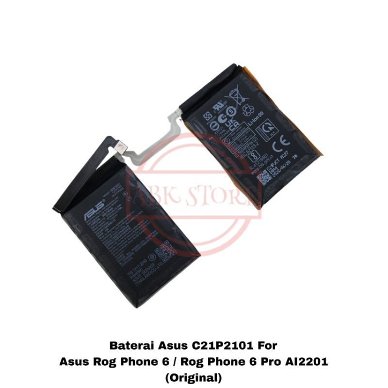 BATERAI BATTERY ASUS ROG PHONE 6 / PRO AI2201 C21P2101 ORIGINAL