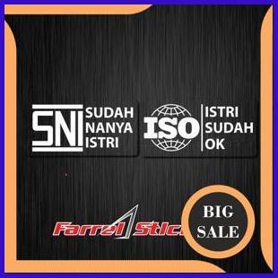 

stiker SNI sudah tanya istri sticker ISO Z804Z3 parts