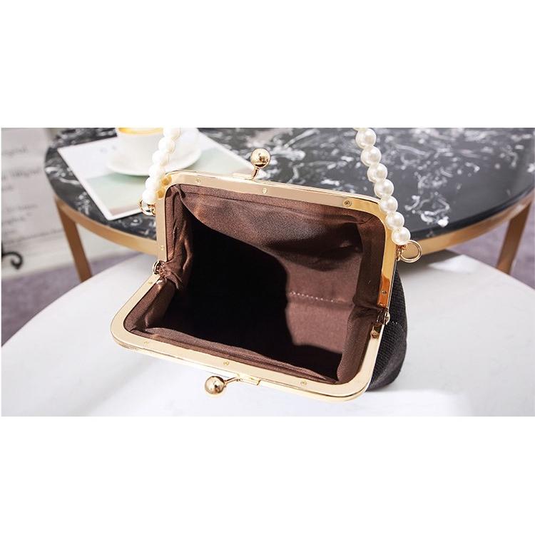 PX 780 Tas Wanita Terbaru Kekinian - Tas Selempang Pesta Elegan - Free Tali Pendek Mutiara