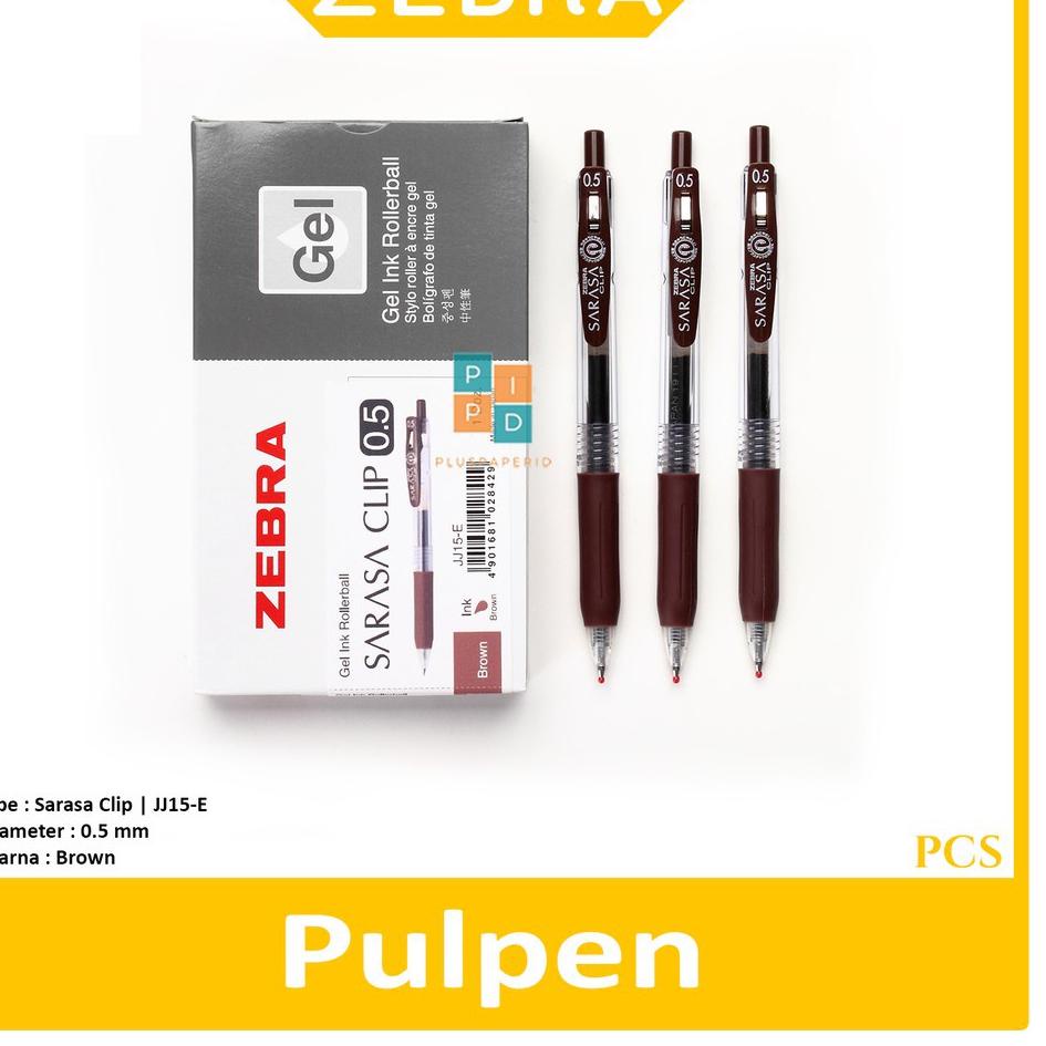 

Limited6.6 Zebra - Pulpen Gel Sarasa Clip Japan 0.5 Gel Ink Rollerball Brown - Pcs 985✱