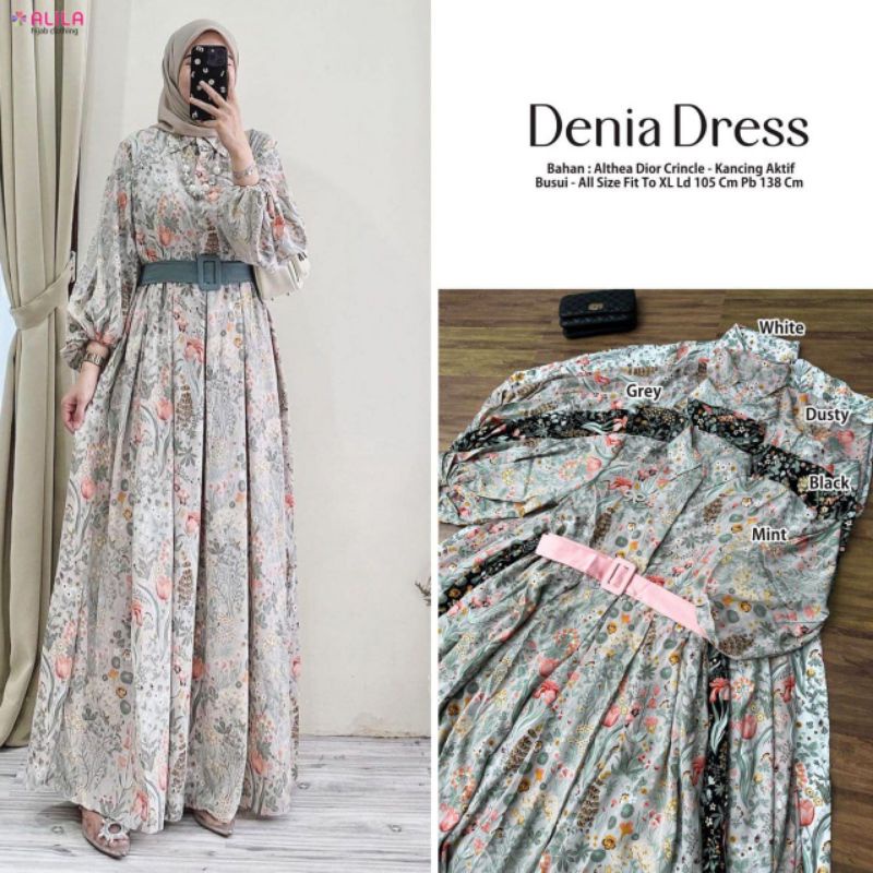 Denia dress//crincle yura//Alila hijab