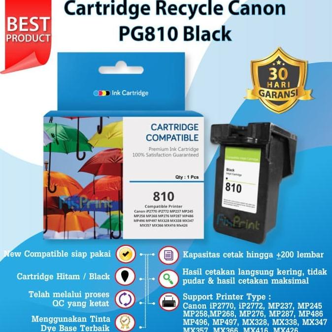 Cartridge Tinta Printer Canon PG810 Compatible