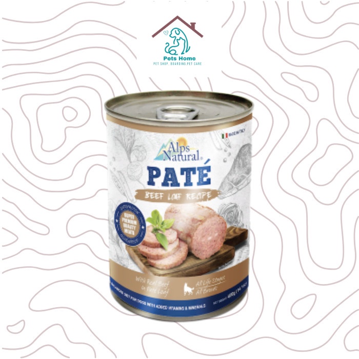 ALPS NATURAL PATE BEEF LOAF 400GR - DOG FOOD