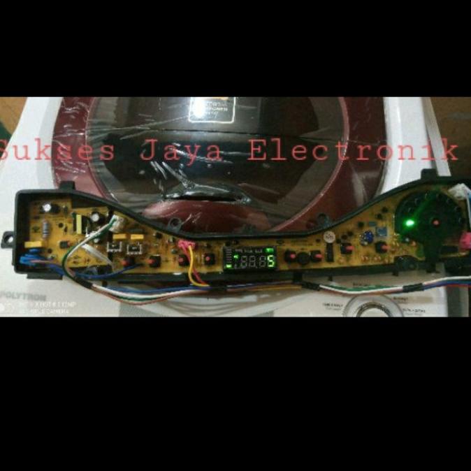 Modul Pcb Mesin Cuci Polytron Paw 75/85 Model Tombol Pencet