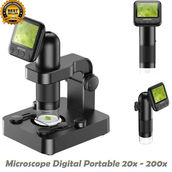 Mikroskop Digital Microscope Portable 20-200X (5X Digital) Apexel