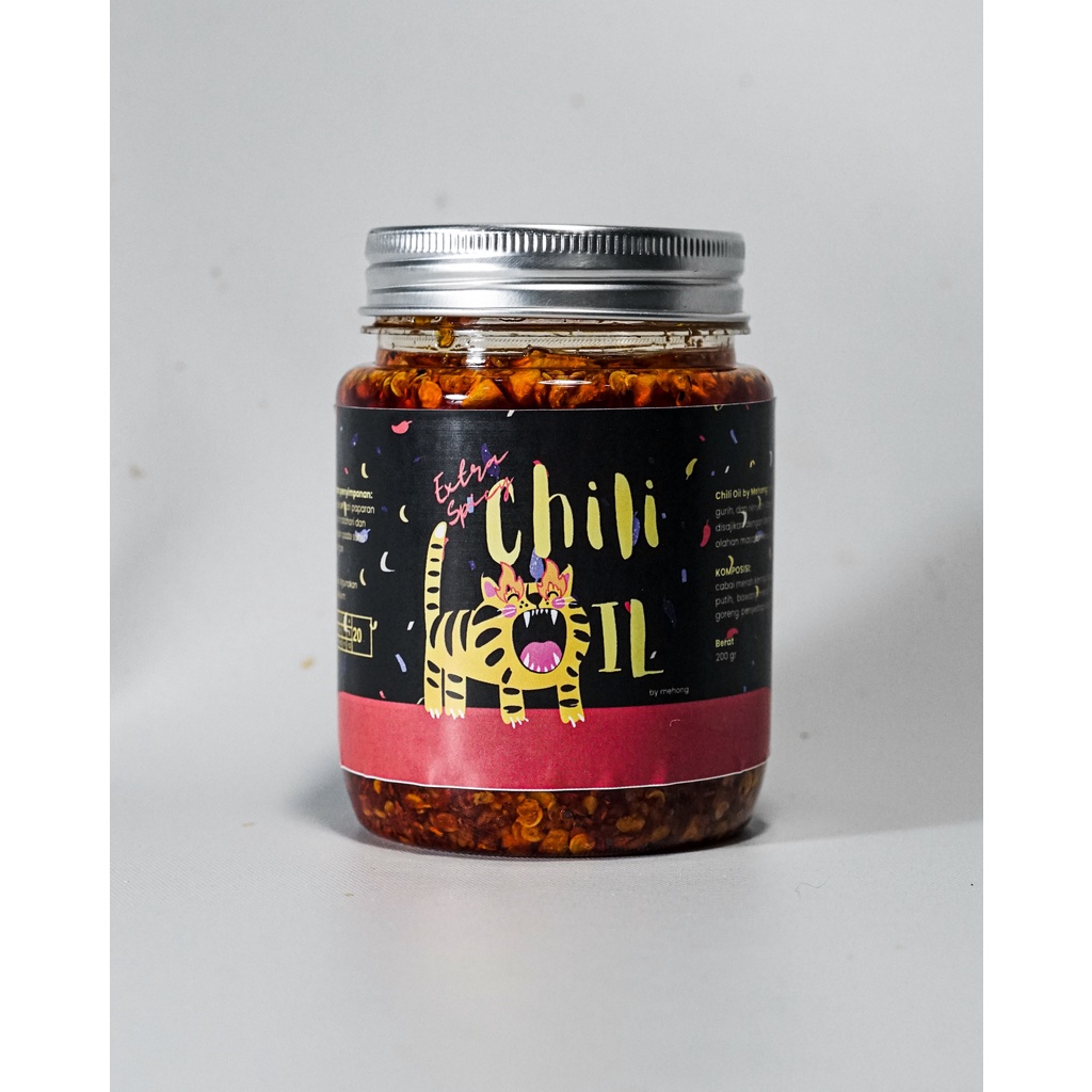 

Crunchy Garlic Chili Oil Extra Spicy by___mehong / Chili Oil Dimsum / Sambal Pedas / Minyak Sambal Pedas/ 200 gr