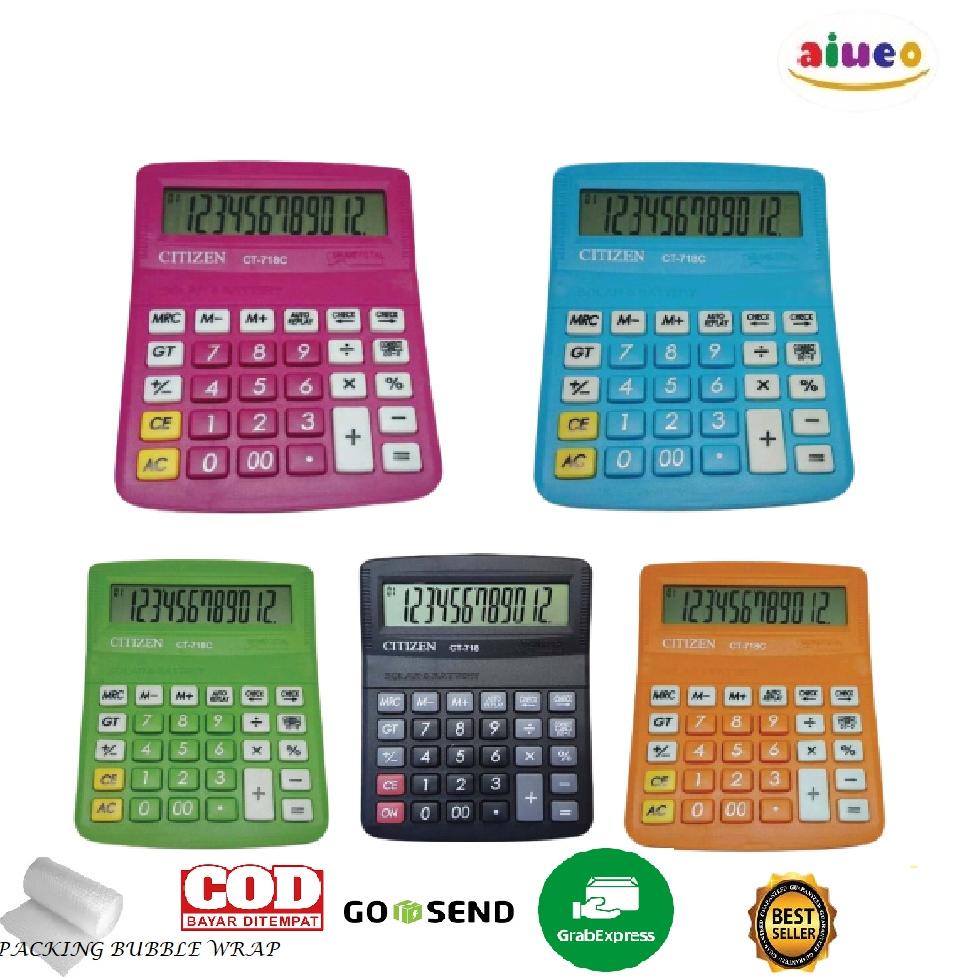 

Terbaru 7.7 Kalkulator Citizen CT-718C Kalkulator CT 718 C Electronic Calculator 12 Digits