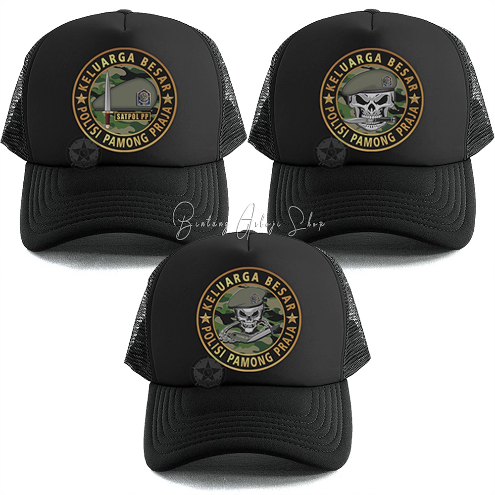 Topi Custom Keluarga Besar Polisi Pamong Praja (POL PP) Exclusive