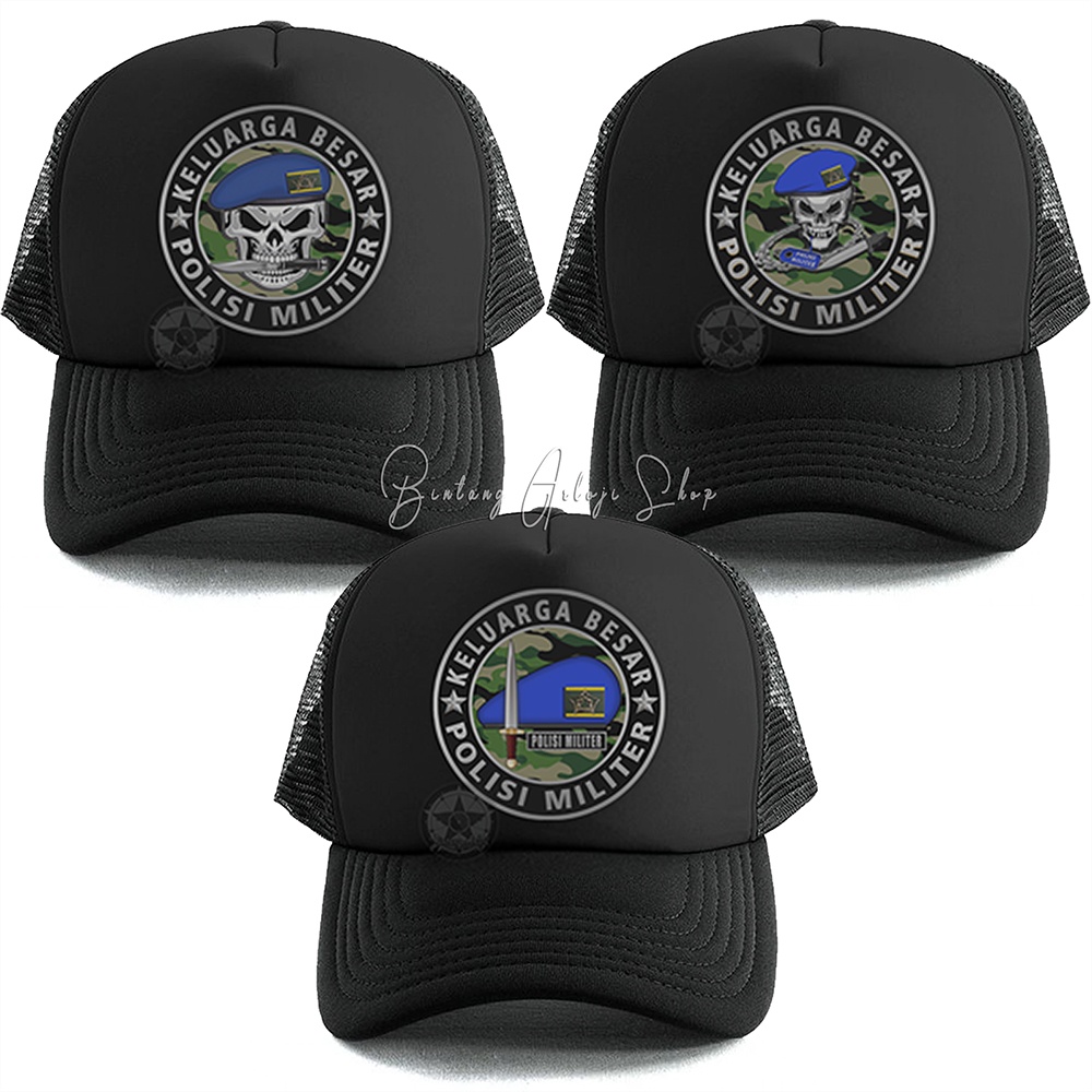 Topi Baret Keluarga Besar Polisi Militer (AD) Limited Edition Silver