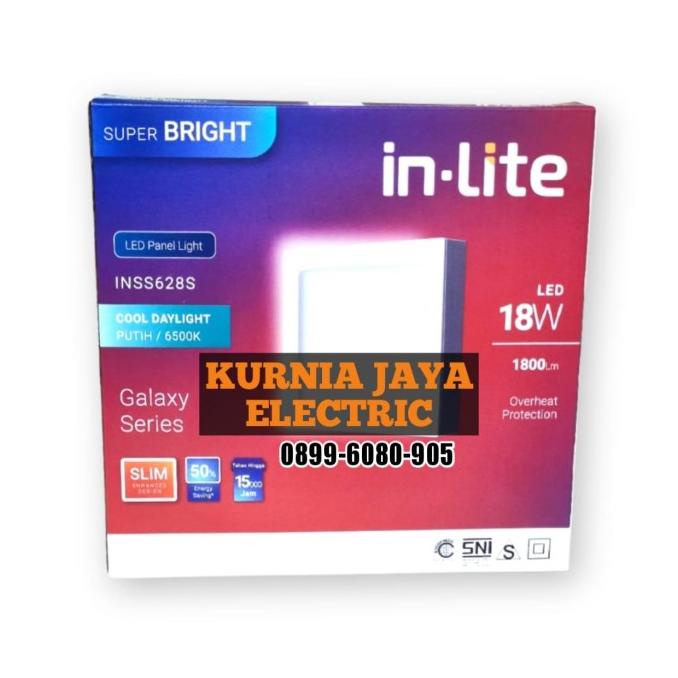 INLITE Downlight Panel Light LED Outbow Kotak 18W INSS628S
