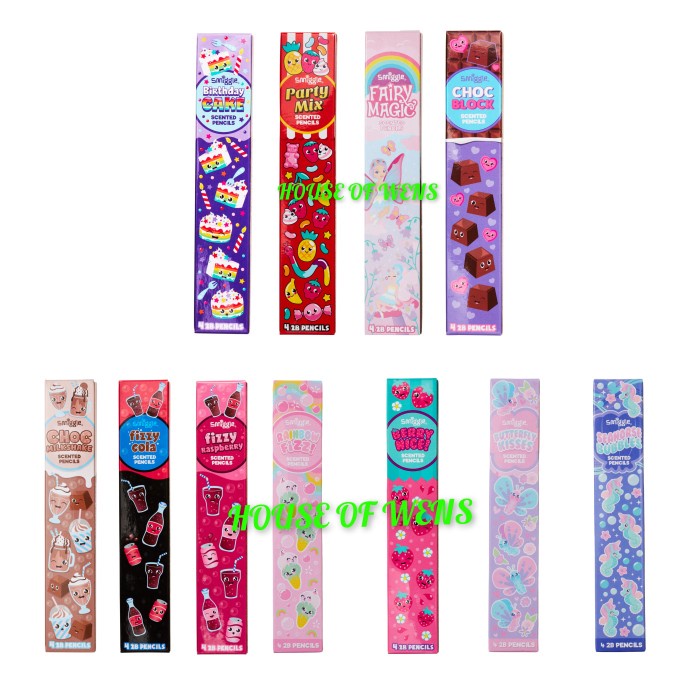 

Discount SMIGGLE SCENTED PENCIL PACK X4 2B ORIGINAL - PENSIL WANGI SMIGGLE /ALAT TULIS