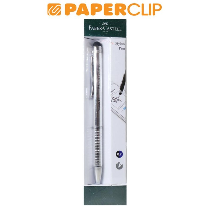 

TERMURAH PULPEN / PEN FABER CASTELL 547011 VERNATE SILVER STYLUS /ALAT TULIS AESTHETIC/ALAT TULIS