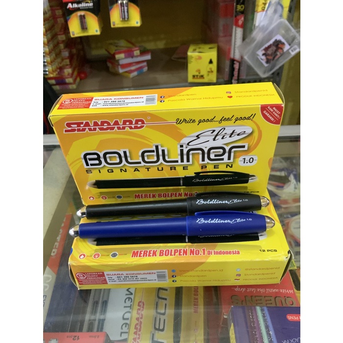 

BISA COD Ballpoint standard boldliner elite /ALAT TULIS AESTHETIC/ALAT TULIS SET/ALAT TULIS SEKOLAH