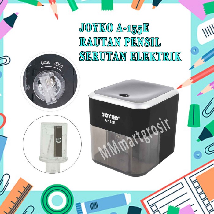 

TERMURAH Joyko Rautan Pensil/ Serutan Electric/ Joyko A-155 E /ALAT TULIS AESTHETIC/ALAT TULIS