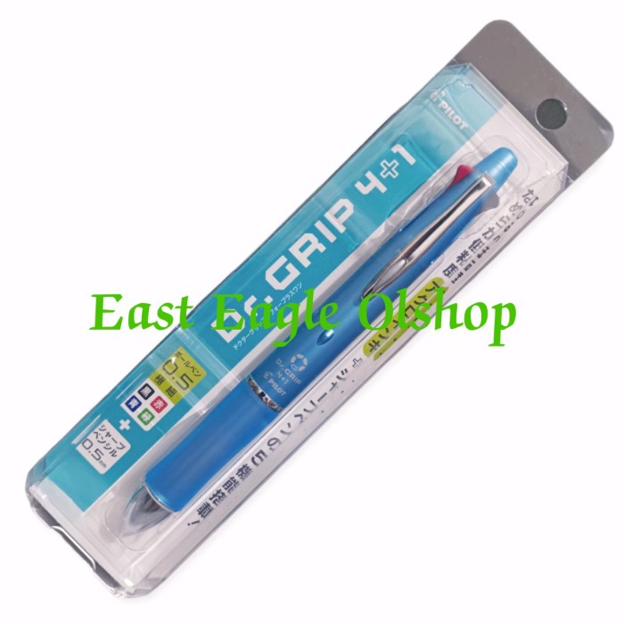 

TERLARIS Pulpen Pilot DR GRIP 4+1 0.5mm / Pulpen 4 Warna + Pensil PBKHDF-1SEF /ALAT TULIS